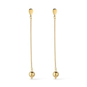 Brinco Sara Ouro 24k