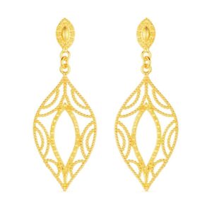 Brinco Folha de Gala Ouro 24k